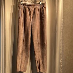 Vintage Evan Davies Suede Pants, Size 12